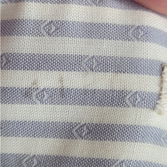 Hathaway Blue-White Striped Shirt—Perfect Layered or Workwear Smart 15.5 - Picture 12 of 14